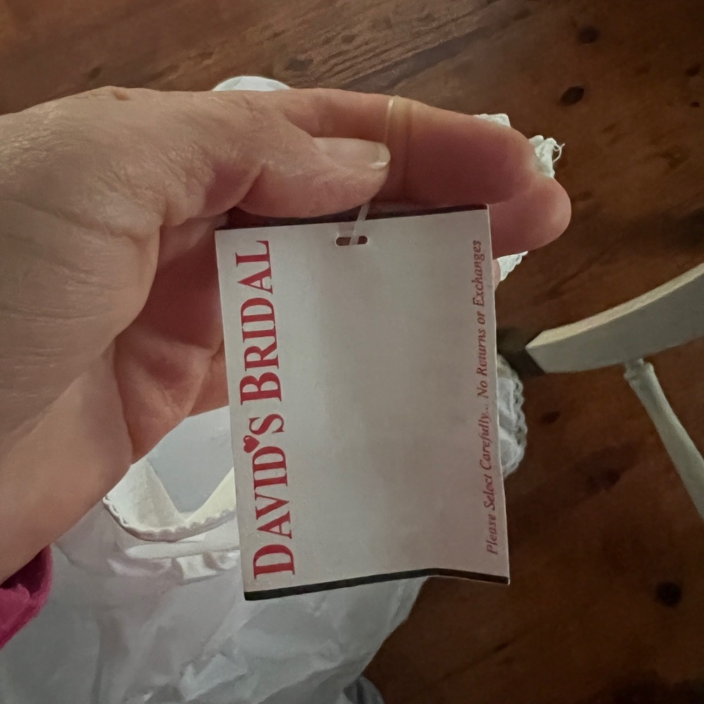 David's Bridal White Crinoline Underskirt - Picture 8 of 10